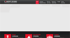 Desktop Screenshot of concept-studio.de